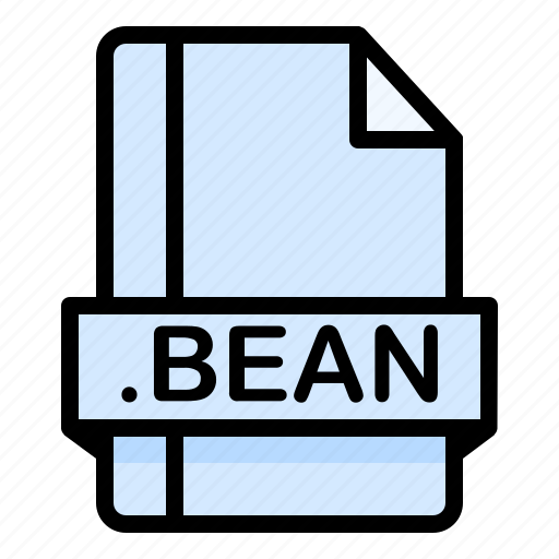 Bean, file, file extension, file format, file type icon - Download on Iconfinder