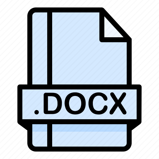 Docx, file, file extension, file format, file type icon - Download on Iconfinder
