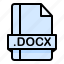 docx, file, file extension, file format, file type 