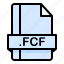 fcf, file, file extension, file format, file type 