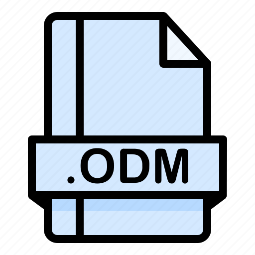 File, file extension, file format, file type, odm icon - Download on Iconfinder