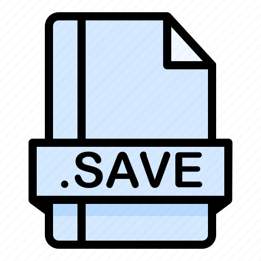 File, file extension, file format, file type, save icon - Download on Iconfinder