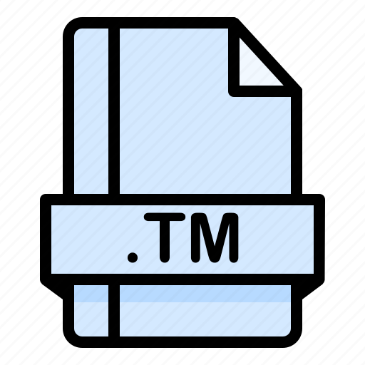 File, file extension, file format, file type, tm icon - Download on Iconfinder