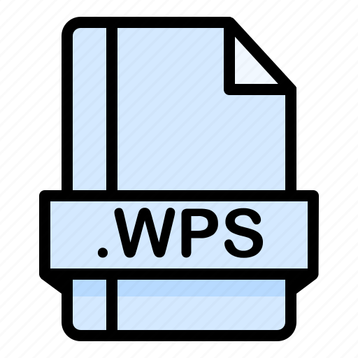 File, file extension, file format, file type, wps icon - Download on Iconfinder