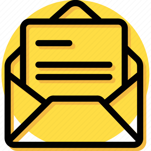 Contact, mail, massage, text, type, envelope, open mail icon - Download on Iconfinder