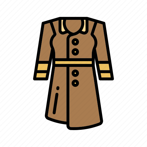 Coat, fashion, raincoat icon - Download on Iconfinder