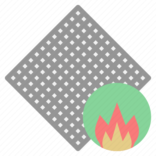 Flameproof, flammable, fabric, textile, features icon - Download on Iconfinder