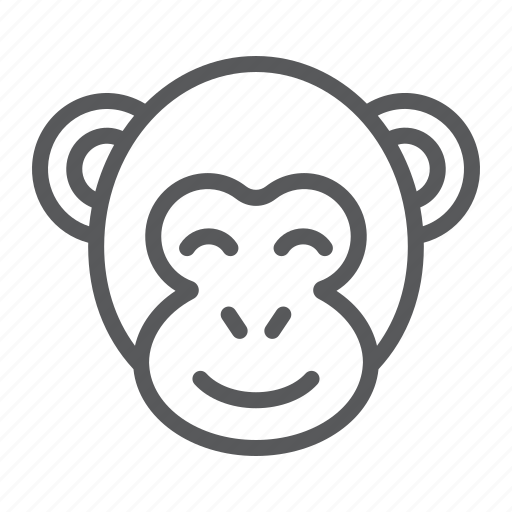 Africa, animal, asia, cute, monkey, smile, zoo icon - Download on Iconfinder