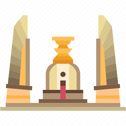 Democracy, monument, landmark, bangkok, thailand icon - Download on Iconfinder