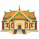 temple, buddhism, religious, architecture, thai 