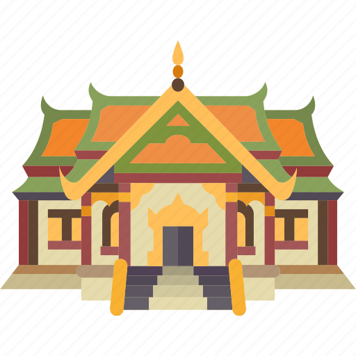 Temple, buddhism, religious, architecture, thai icon - Download on Iconfinder