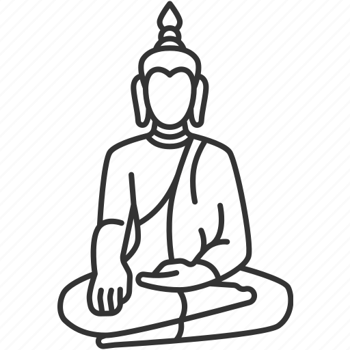 Buddha, religious, buddhism, worship, temple icon - Download on Iconfinder