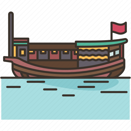 Boat, ship, river, transportation, fishery icon - Download on Iconfinder
