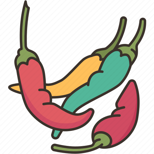 Chili, spice, vegetable, ingredient, plant icon - Download on Iconfinder