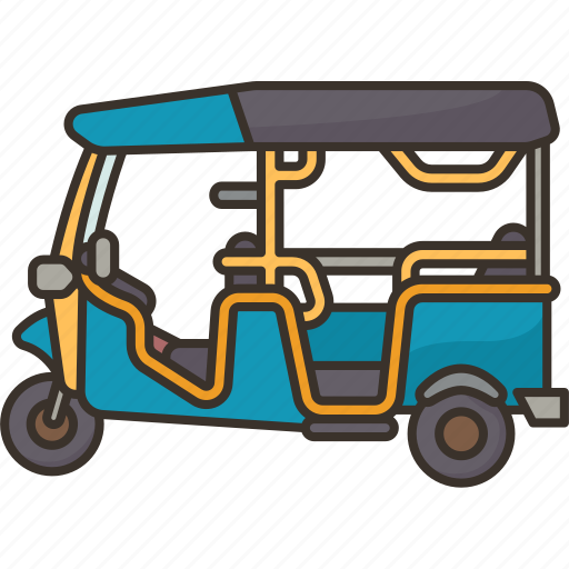 Tuk, vehicle, motor, automobile, transportation icon - Download on Iconfinder