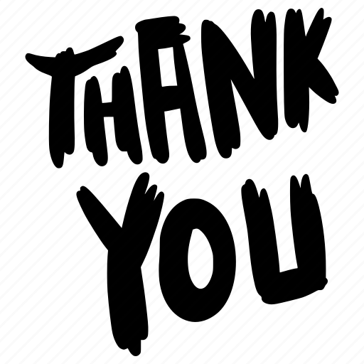 Thank, you, thanks, letter, lettering, stickers, sticker sticker - Download on Iconfinder