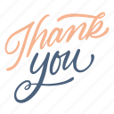 thank, you, lettering, thanks, word, greeting, hamdwritten, font, message
