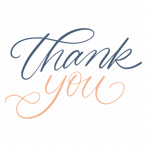 Thank, you, lettering, thanks, word, greeting, handwritten sticker - Download on Iconfinder