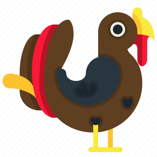 Turkey, zoology, thanksgiving, animals, chicken icon - Download on Iconfinder
