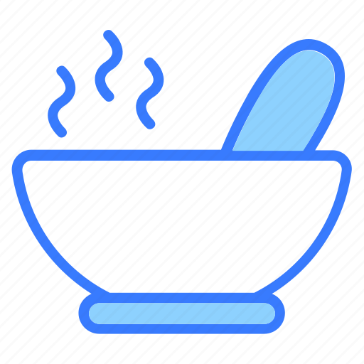 Hot soup, soup, bowl, meal, food bowl, spoon, cooking icon - Download on Iconfinder