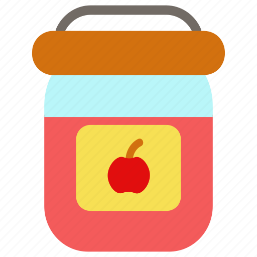 Jam, apple jam, food, fruit, sweet, meal, dessert icon - Download on Iconfinder