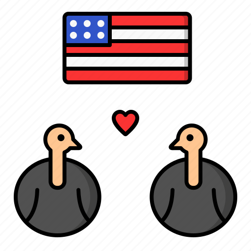 America, pardoning, turkey, turkey pardoning icon - Download on Iconfinder