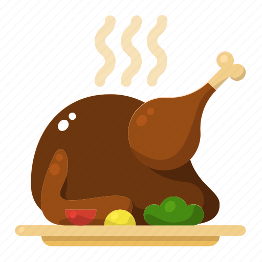 November, fall, autumn, thanksgiving, food, turkey icon - Download on Iconfinder