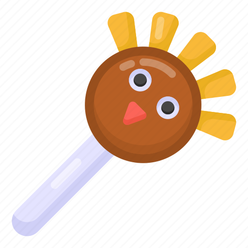 Sweets, candy, turkey cake pops, turkey pops, lollipops icon - Download on Iconfinder