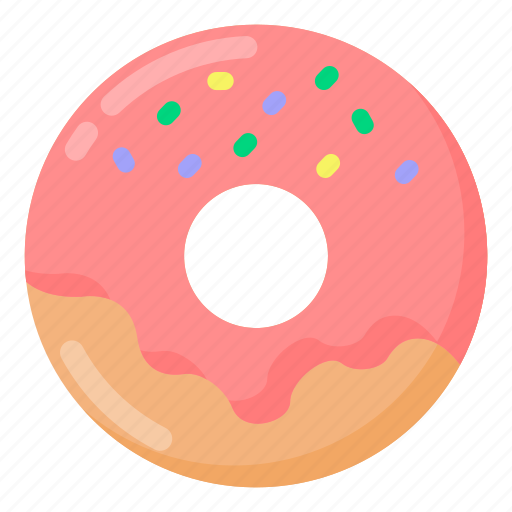 Sweet, dessert, edible, doughnut, bakery item icon - Download on Iconfinder