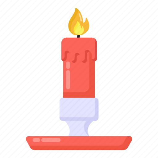 Candlelight, candle, wax light, candlelit, candlestick icon - Download on Iconfinder