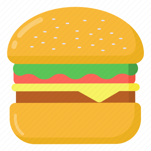 Burger, hamburger, cheeseburger, beefburger, junk food icon - Download on Iconfinder