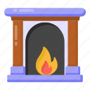 fire hearth, fireplace, fireside, mantelpiece, furnace