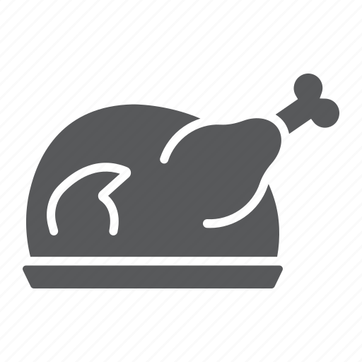 Chicken, dinner, food, meat, plate, roast, turkey icon - Download on Iconfinder