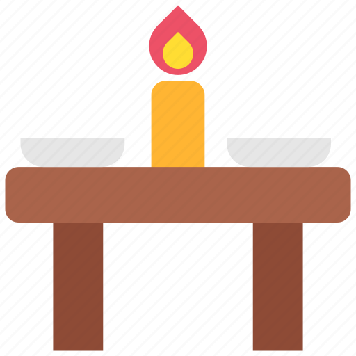 Autumn, candle, celebration, dinner, holiday, table, thanksgiving icon - Download on Iconfinder