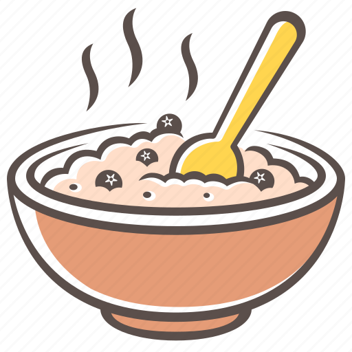 Porridge, food, plate icon - Download on Iconfinder