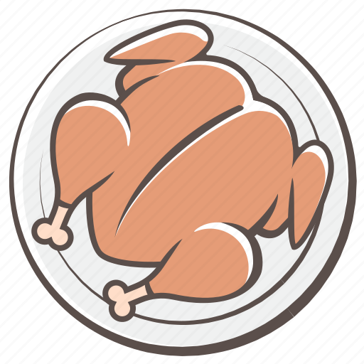 Chicken, thanksgiving, baked chicken, baked turkey, baked, turkey icon - Download on Iconfinder