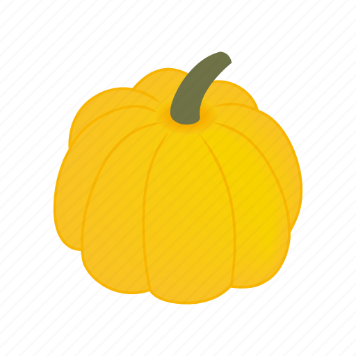 Autumn, decoration, isometric, orange, pumpkin, seasonal, thanksgiving icon - Download on Iconfinder