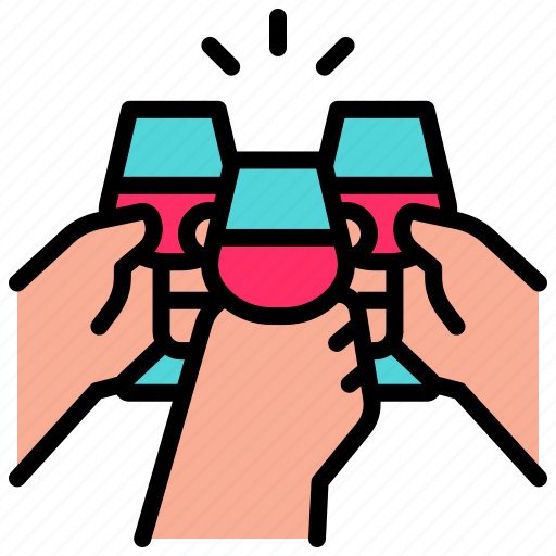 Celebration, wine, cheers, party, family icon - Download on Iconfinder
