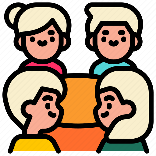 Family, gathering, meeting, thanksgiving, happy icon - Download on Iconfinder