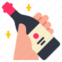 wine, bottle, celebration, thanksgiving, party