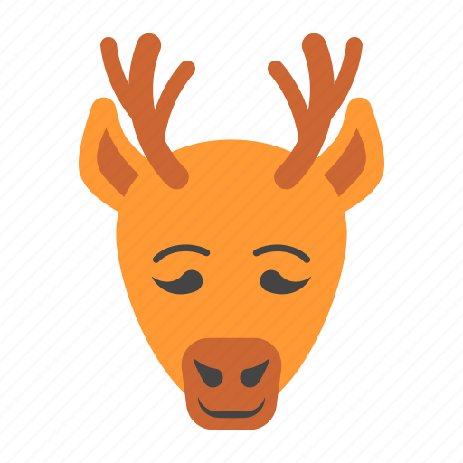 Deer, christmas, thanksgiving, reindeer, winter, sled, stag icon - Download on Iconfinder