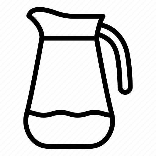 Jug, water jug, drink, kitchen, food and restaurant icon - Download on Iconfinder