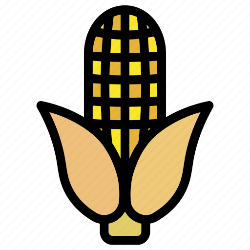 Corn, maize, vegetable, farm, healthy, grain, agriculture icon - Download on Iconfinder