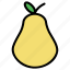 pear, fruit, food, sweet 