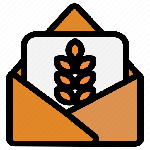Thanksgiving, invitation, letter, card, party, holiday, envelope icon - Download on Iconfinder