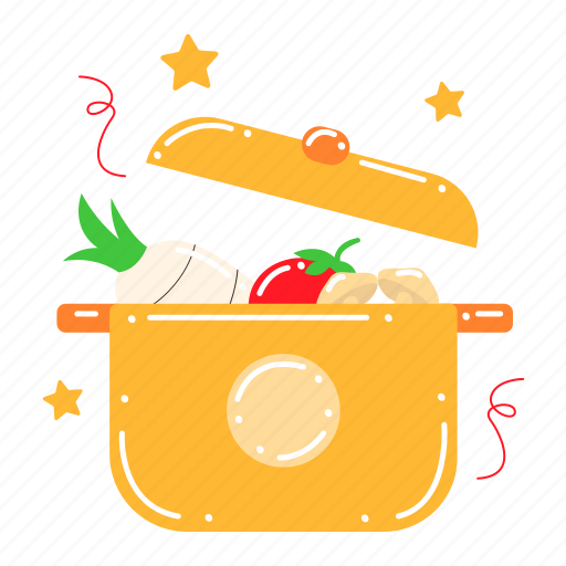 Pot, gift, vegetable, food, cooking, thanksgiving, thanksgiving day sticker - Download on Iconfinder