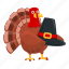 thanksgiving, turkey, hat, pilgrim 