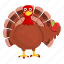 thanksgiving, turkey, red