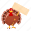 thanksgiving, turkey, take, banner 