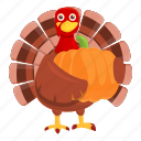 thanksgiving, turkey, take, pumpkin